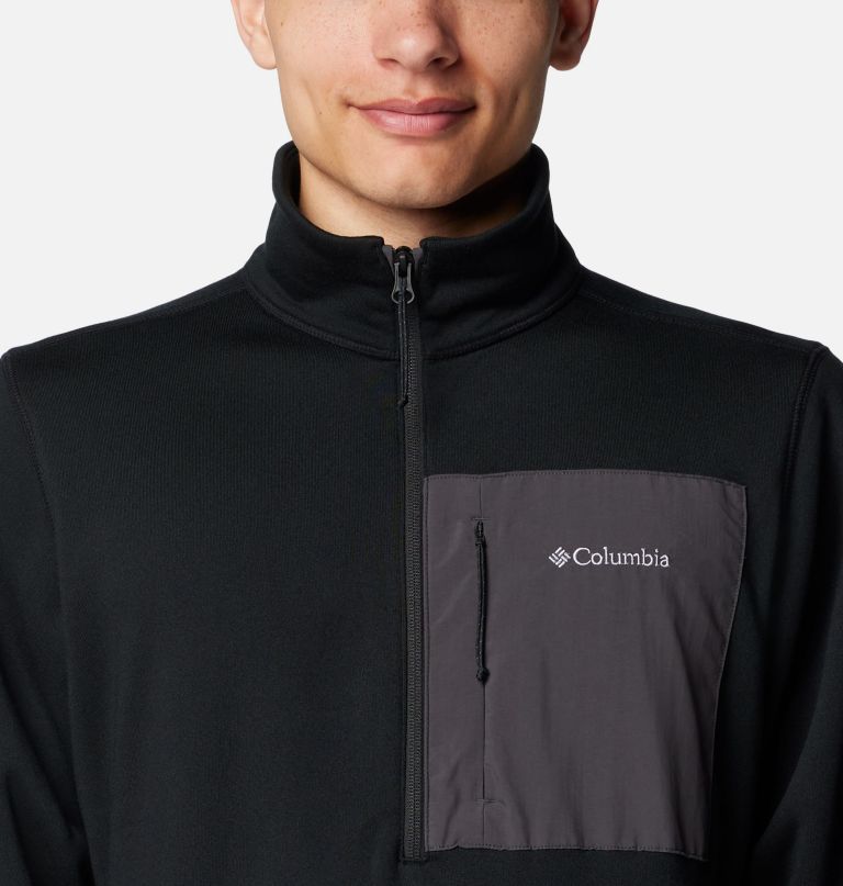 men columbia hike half zip ii jacket