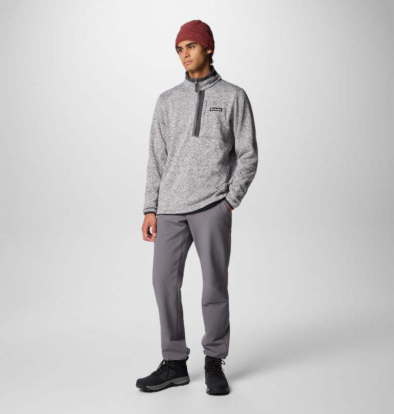 men sweater weather half zip pullover
