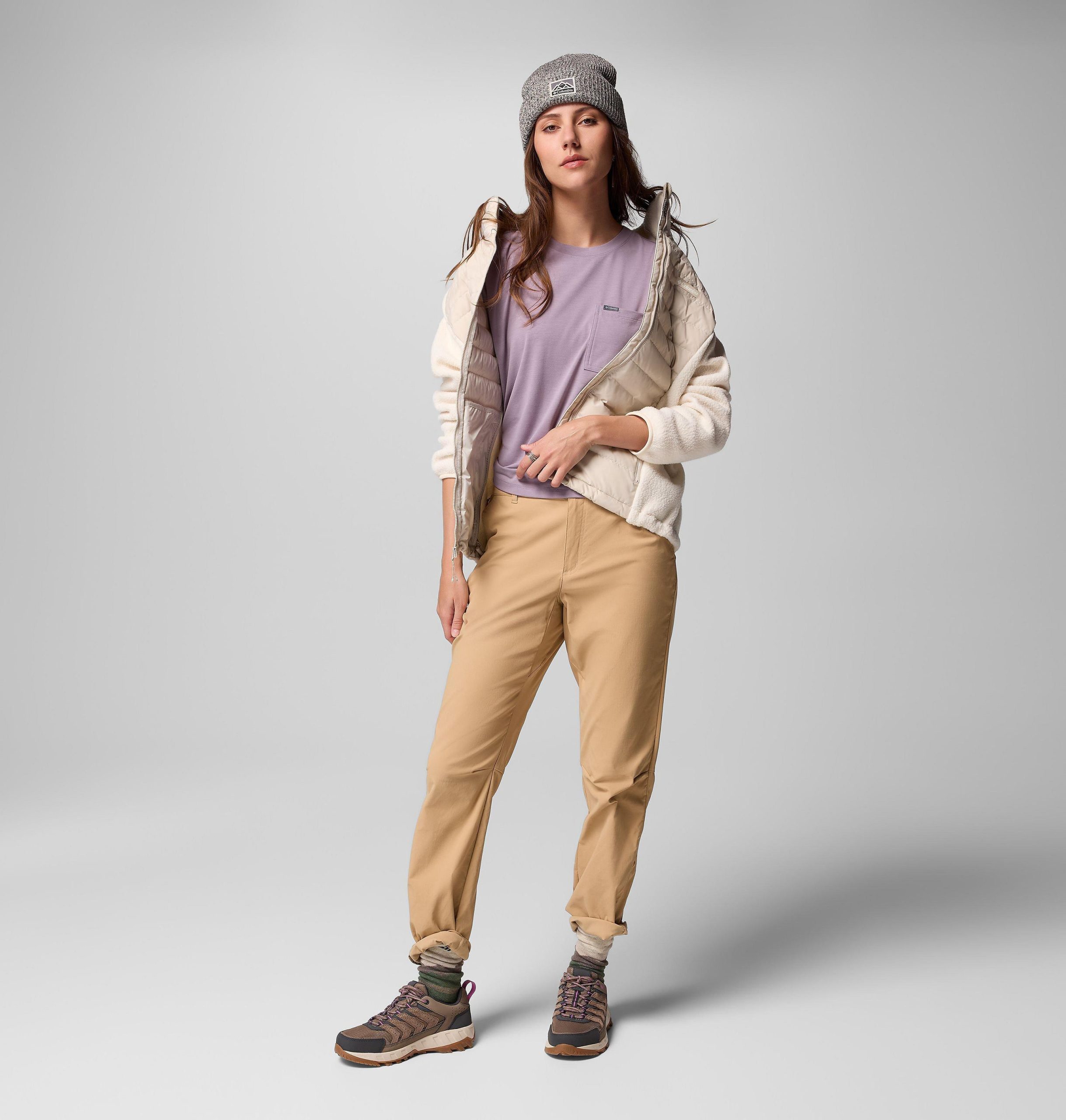 dames juniper peak hybrid-jas