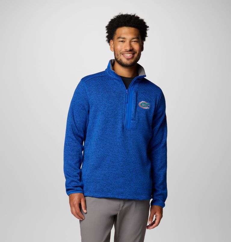 men collegiate sweater weather fleece half zip pullover - florida