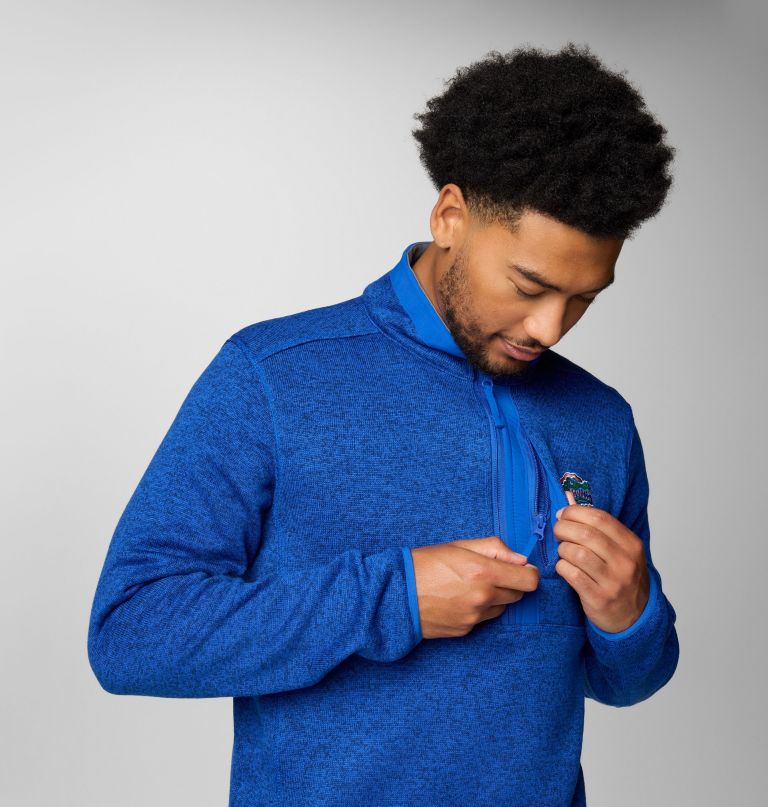 men collegiate sweater weather fleece half zip pullover - florida