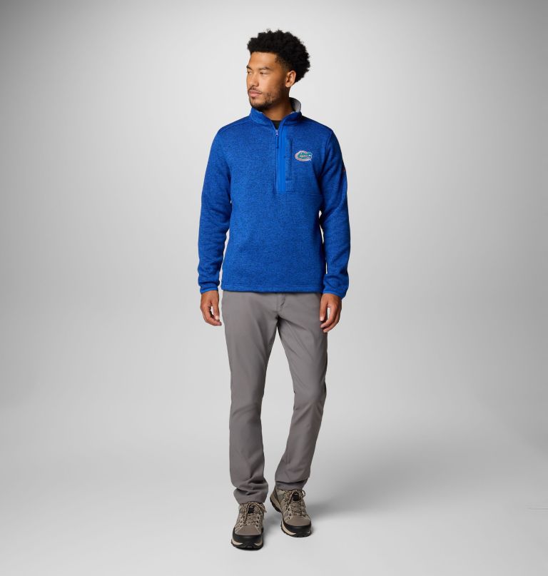 men collegiate sweater weather fleece half zip pullover - florida