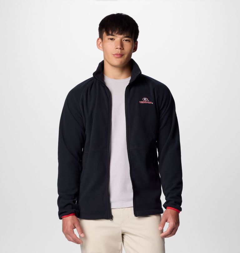 men collegiate flanker iv fleece jacket - georgia