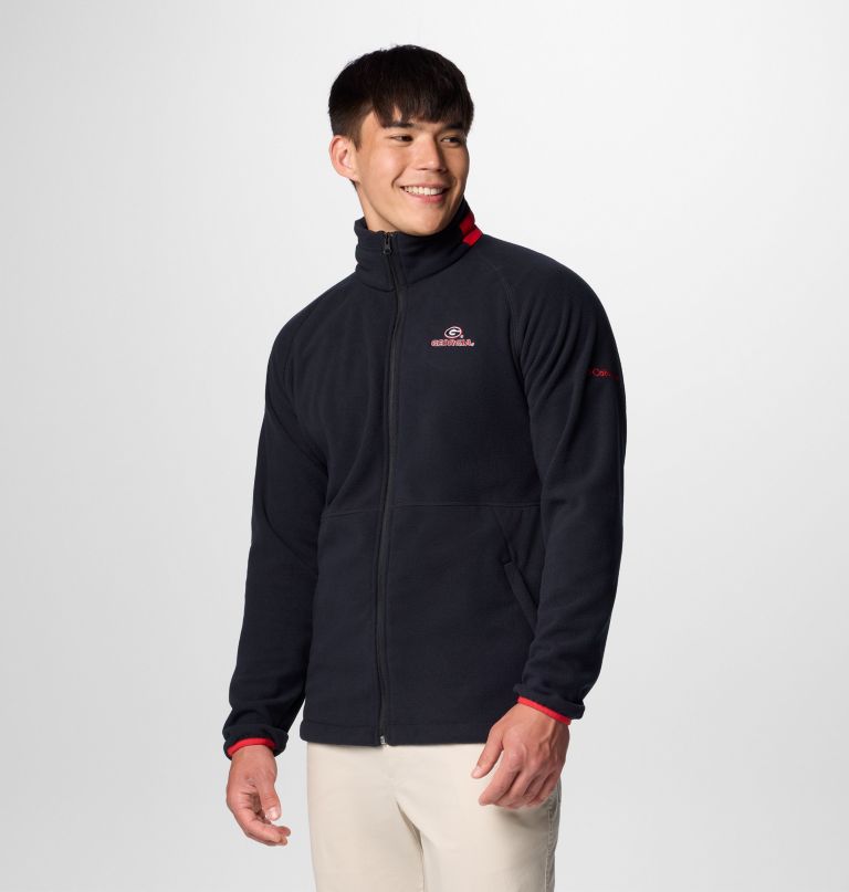 men collegiate flanker iv fleece jacket - georgia