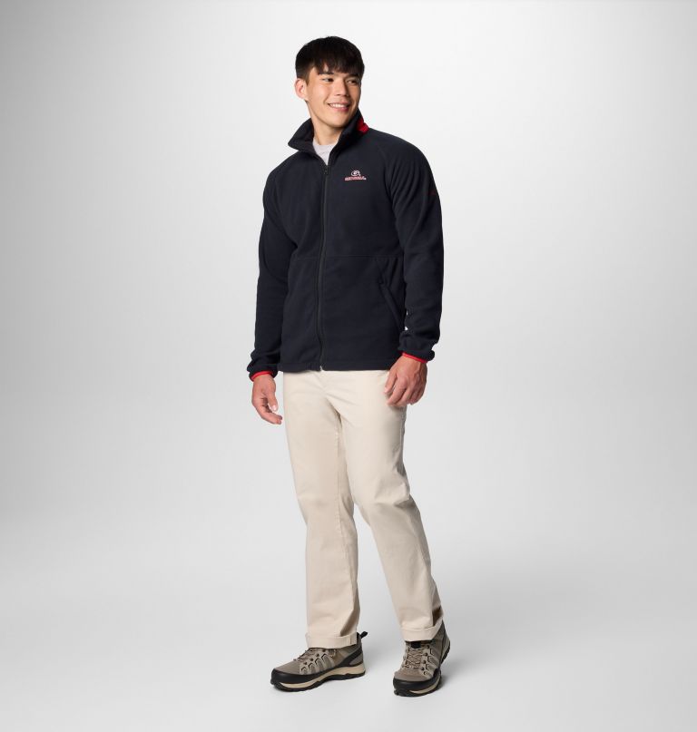 men collegiate flanker iv fleece jacket - georgia