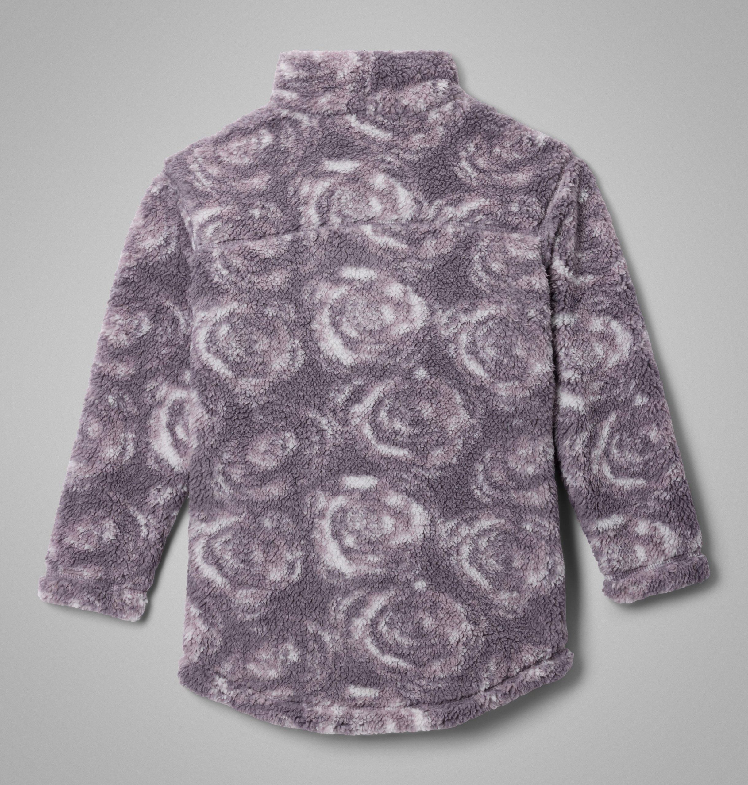 west bend fleecejack met print en volledige ritssluiting voor meisjes