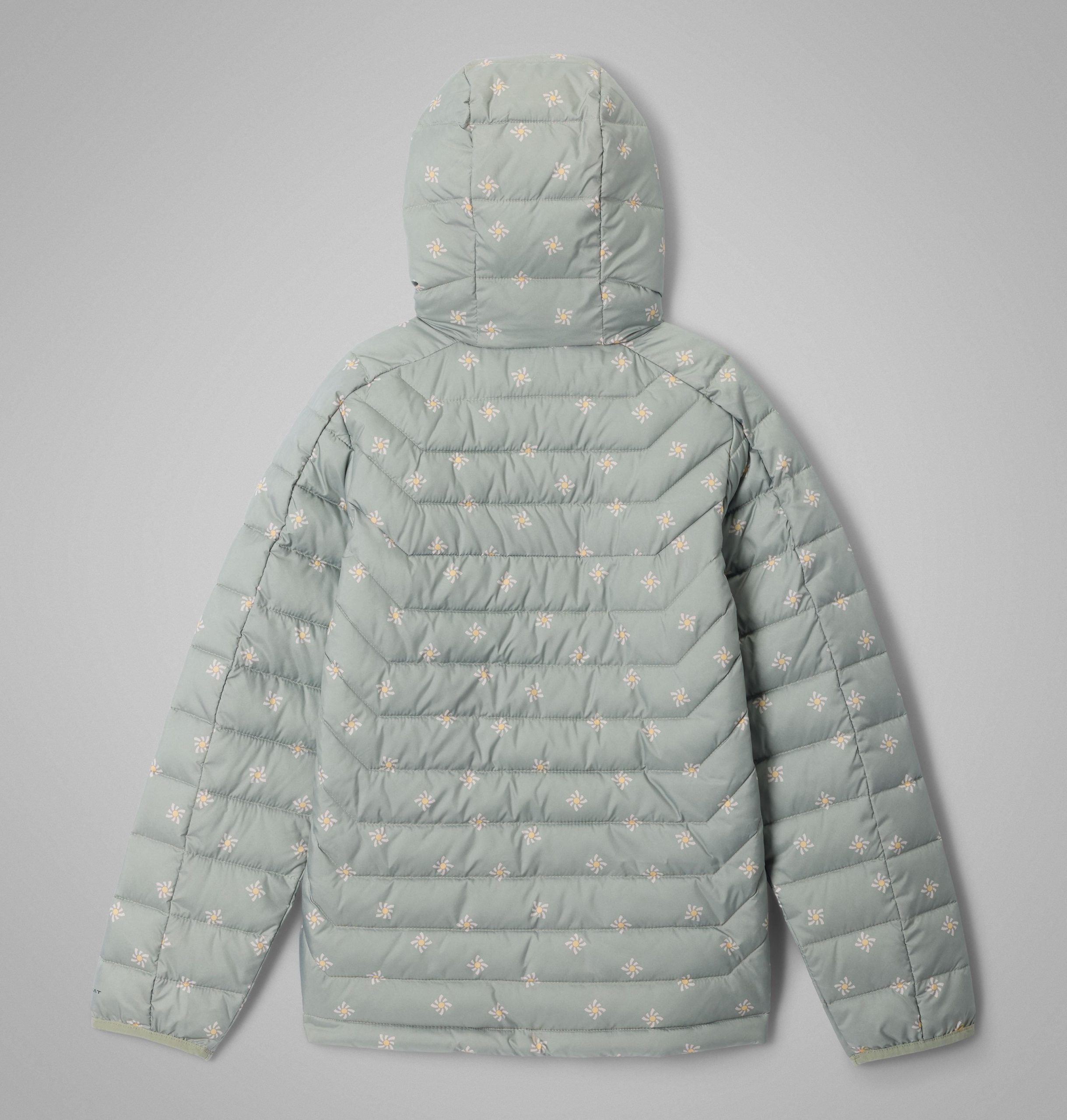 kinderjas met capuchon en witte print