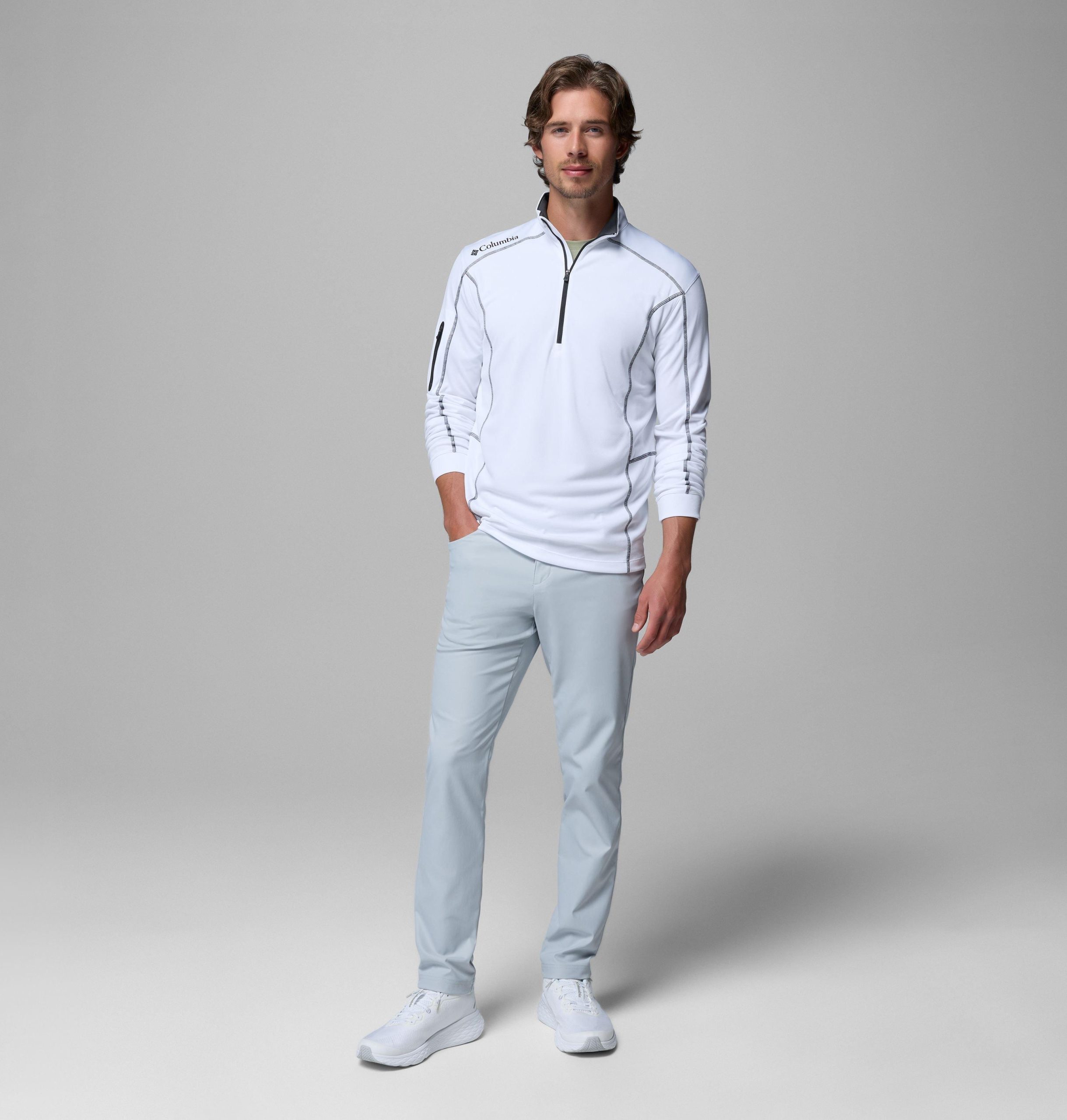 heren shotgun quarter zip golf pullover