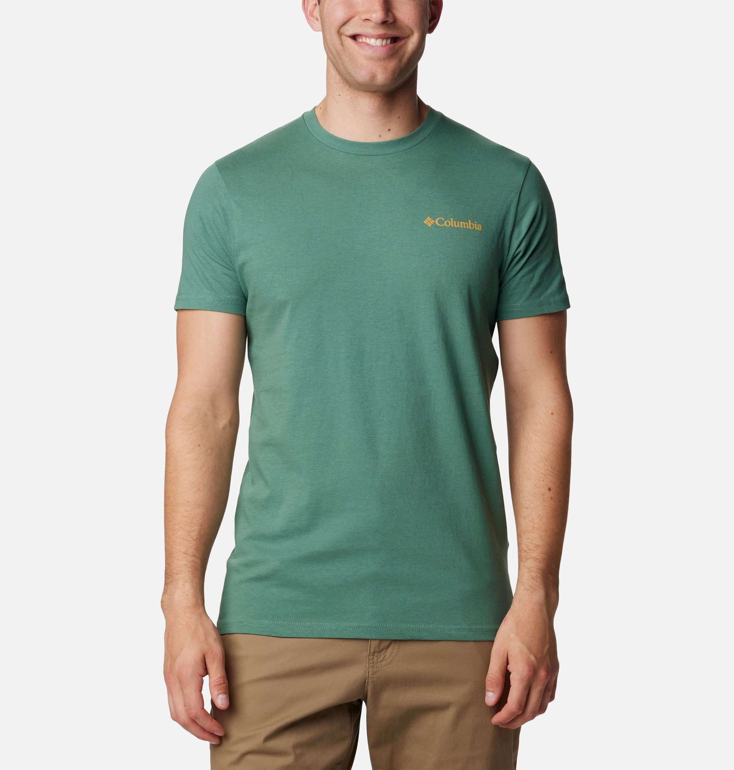 heren t-shirt met gouden print