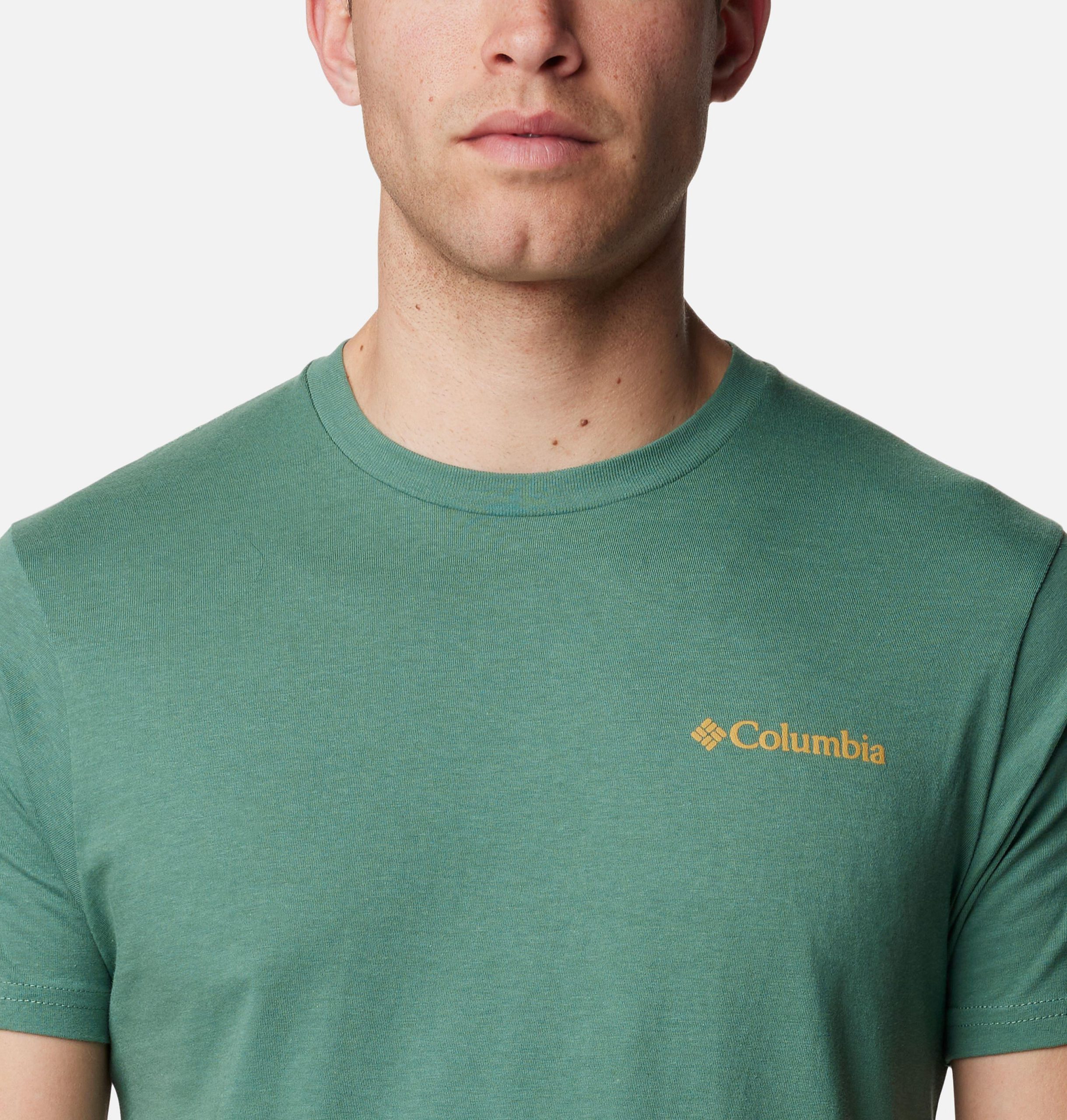 heren t-shirt met gouden print