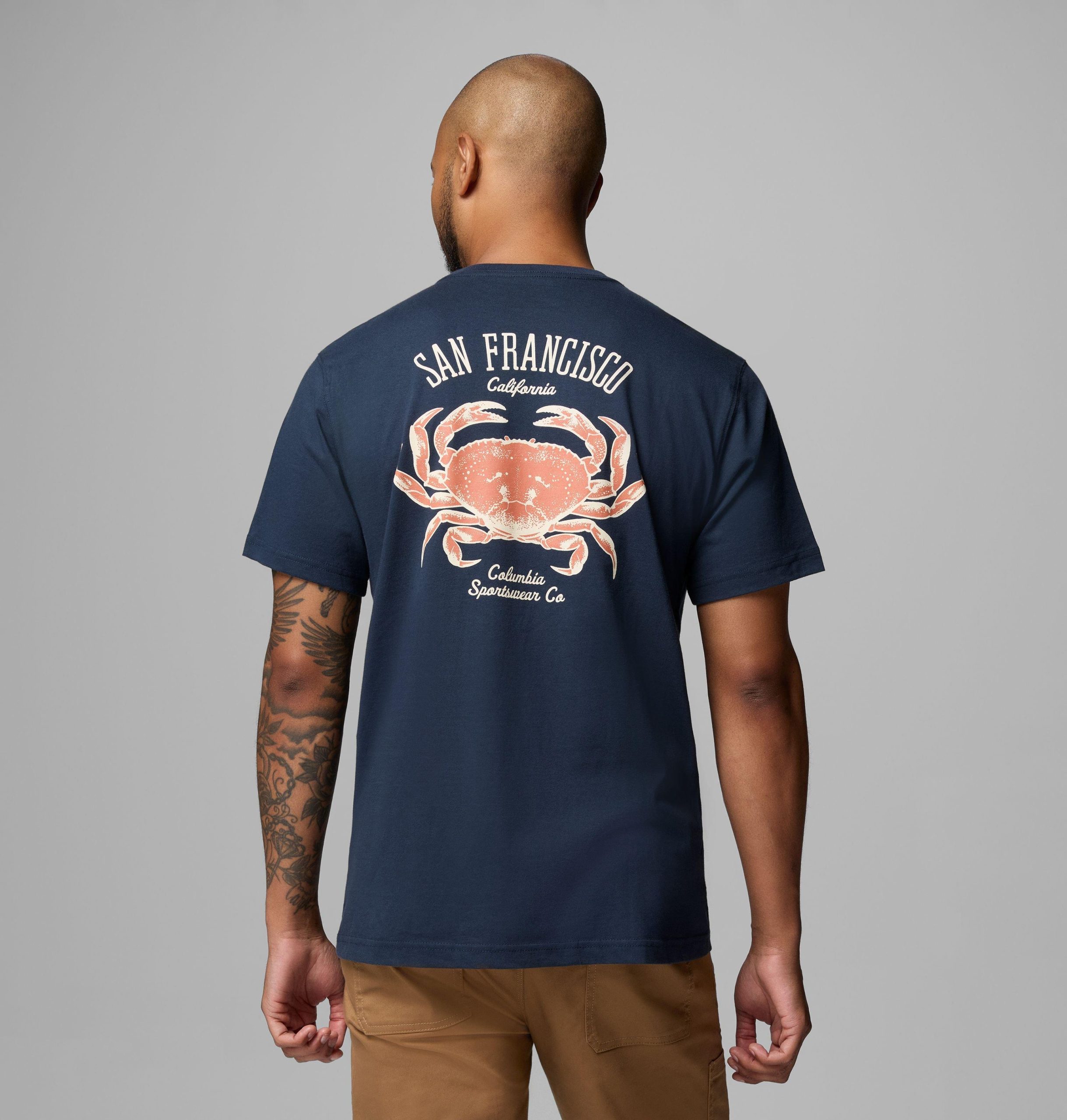 dungeness sf ca csc t-shirt met korte mouwen voor heren