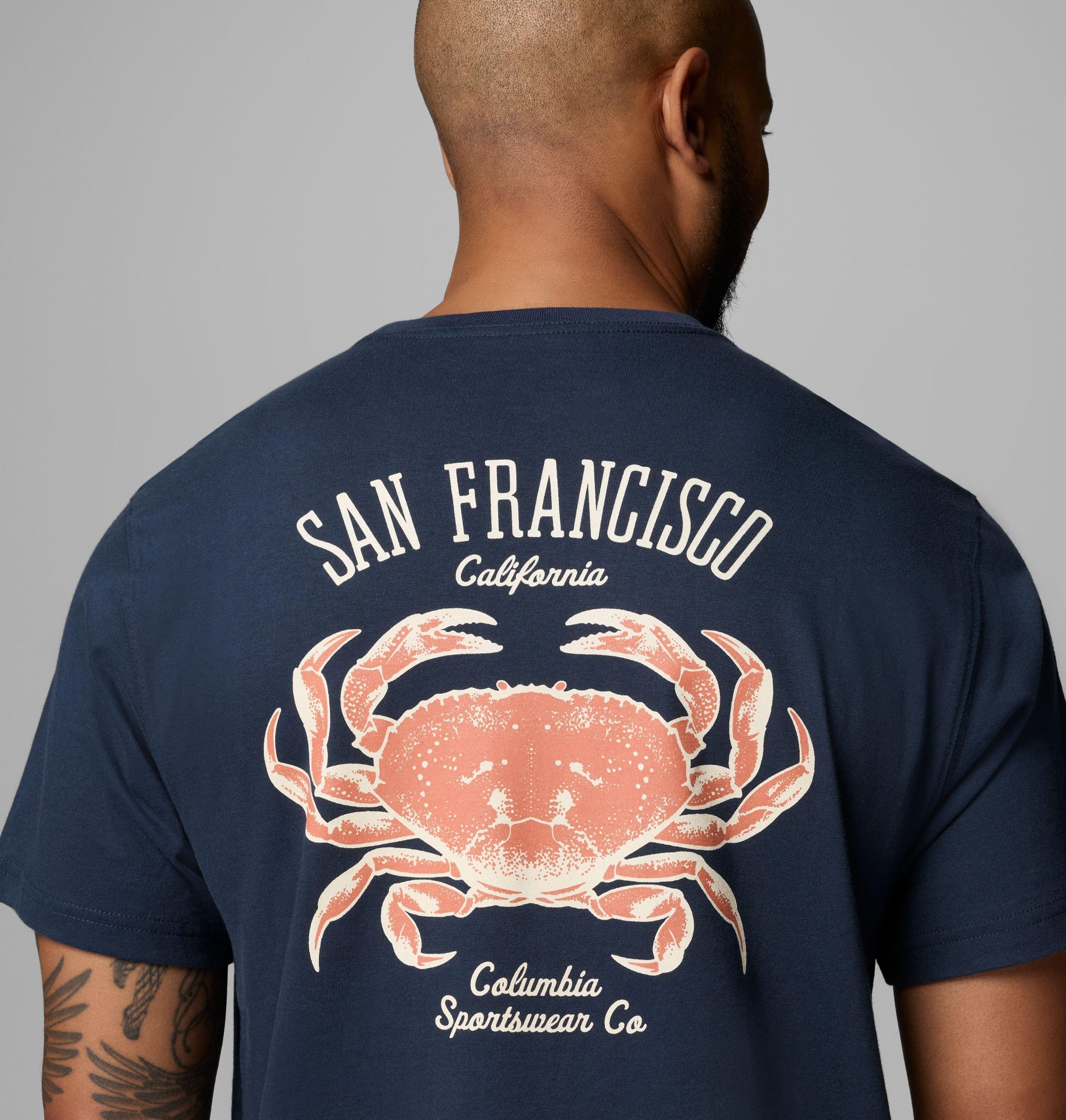 dungeness sf ca csc t-shirt met korte mouwen voor heren