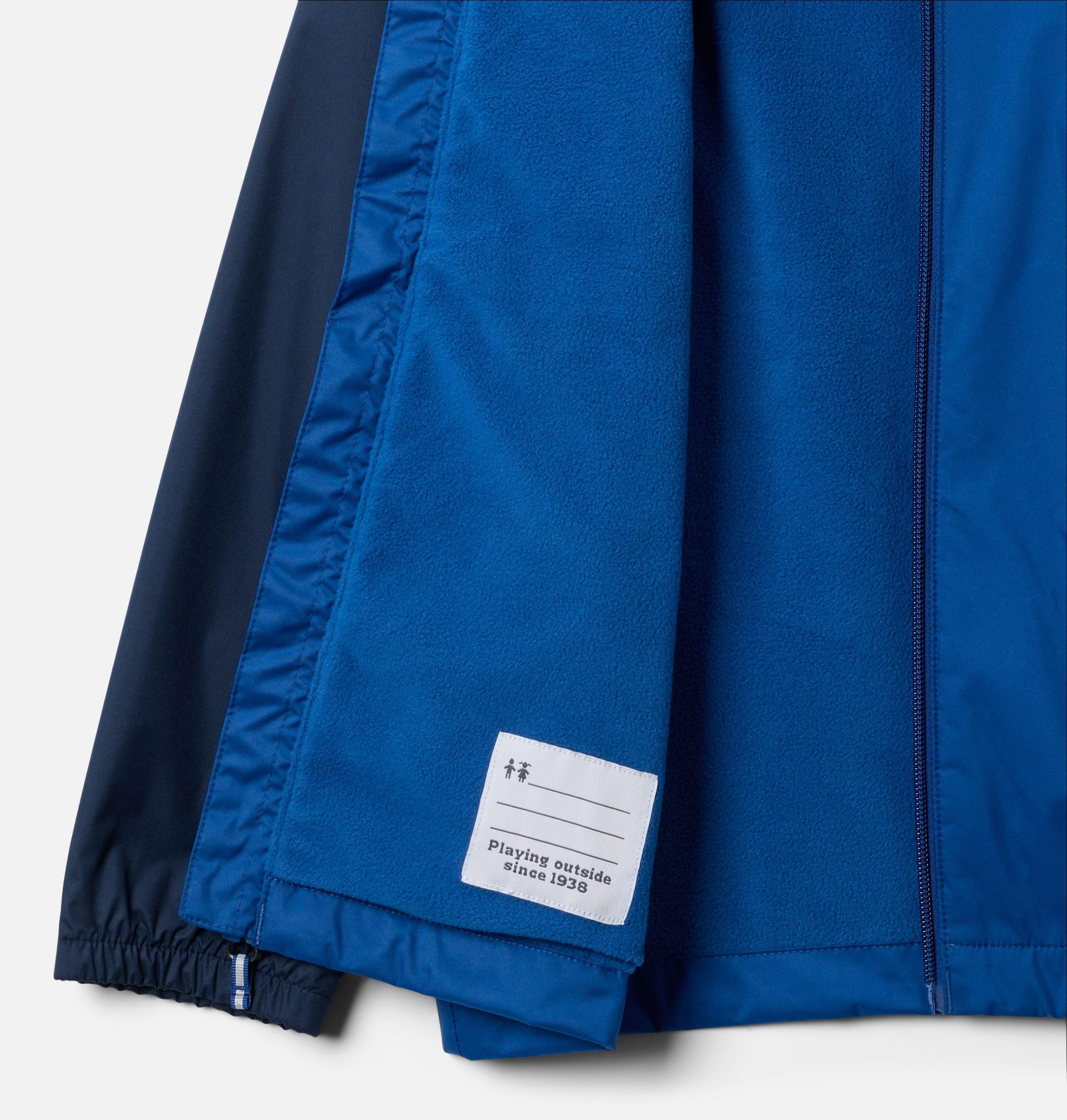 regenjas voor jongens model rainy trails iii met fleecevoering.