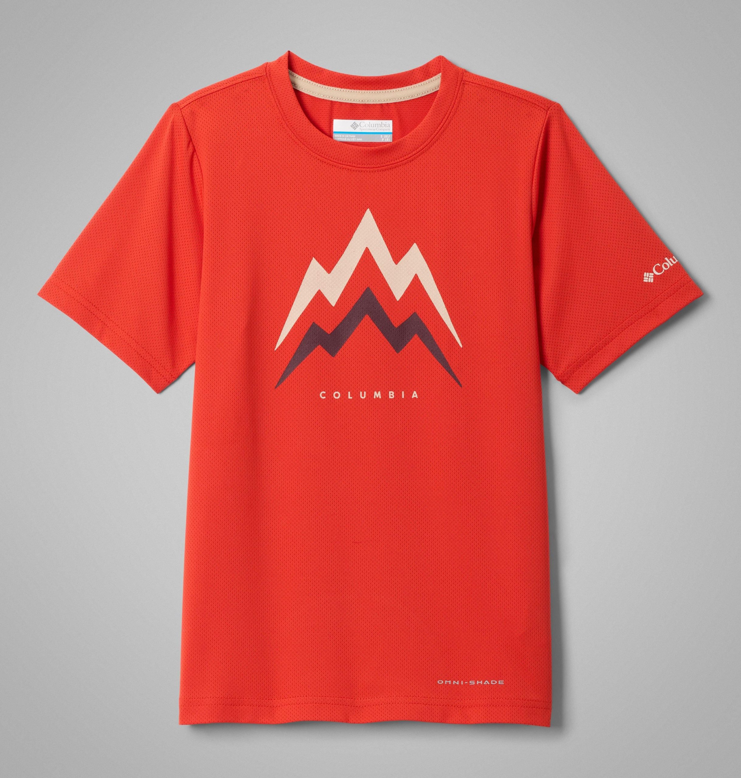 jongens tech trail utility t-shirt met korte mouwen en grafische print