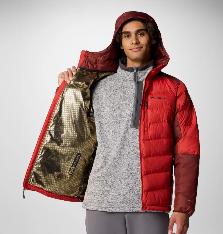 men labyrinth loop ii hooded jacket