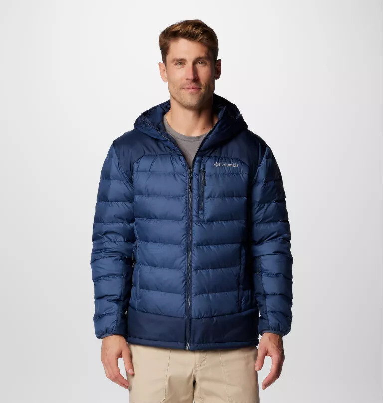 men autumn park ii down hooded jacket