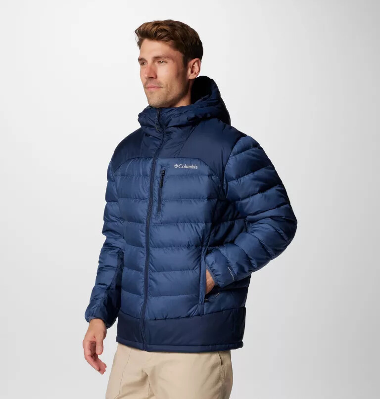 men autumn park ii down hooded jacket