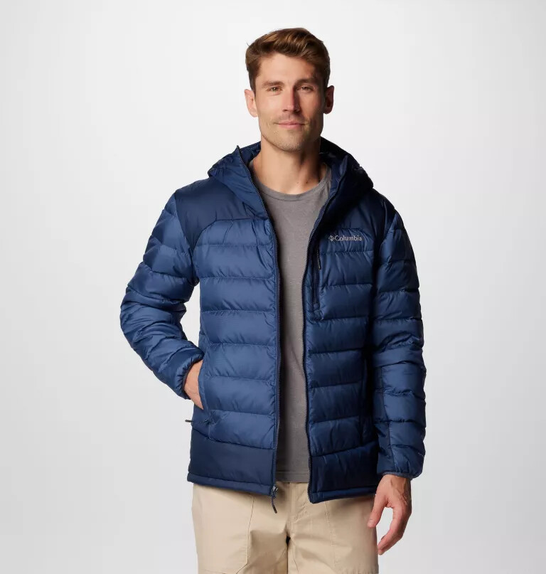 men autumn park ii down hooded jacket