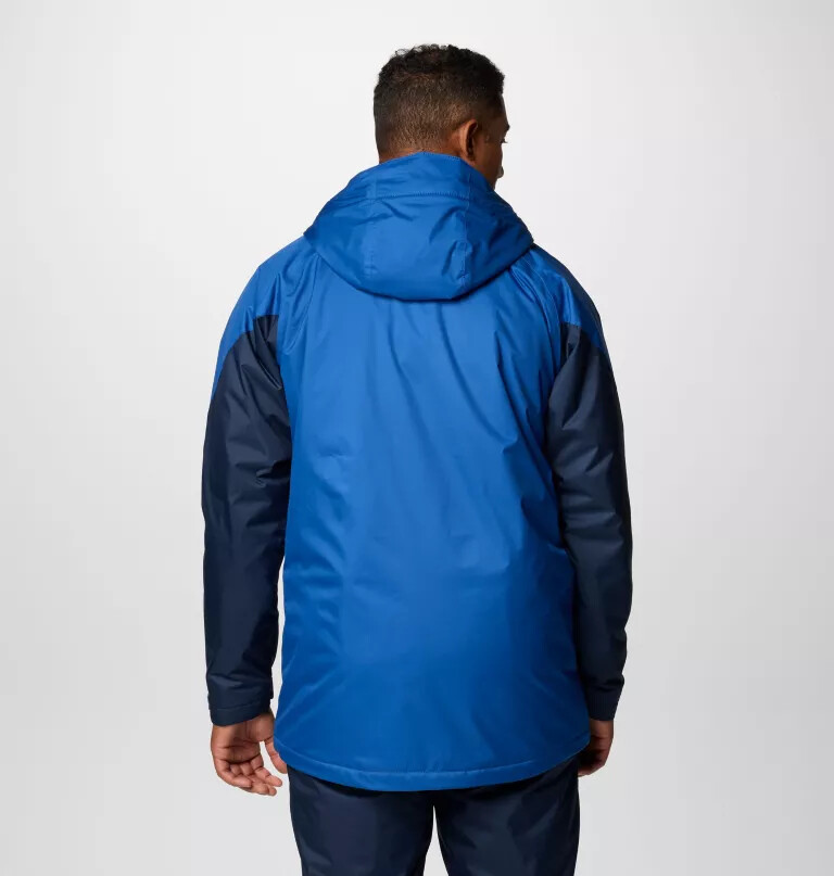 men snowy summit jacket
