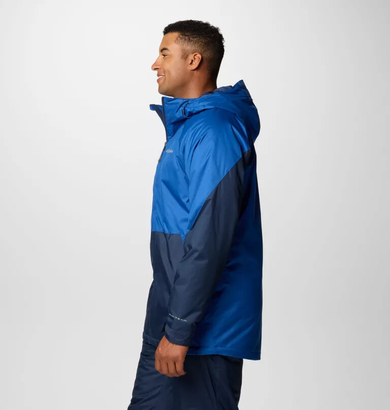 men snowy summit jacket