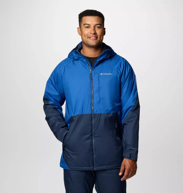 men snowy summit jacket