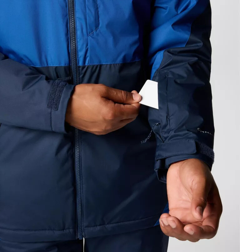 men snowy summit jacket