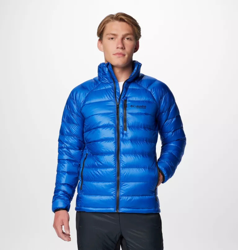 men arctic crest down jacket