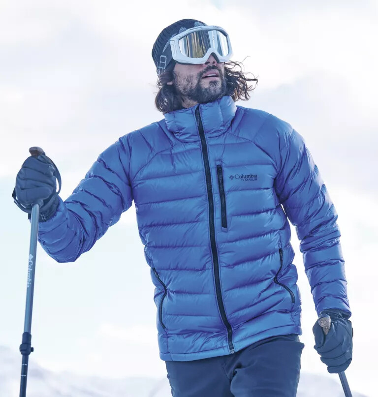 men arctic crest down jacket