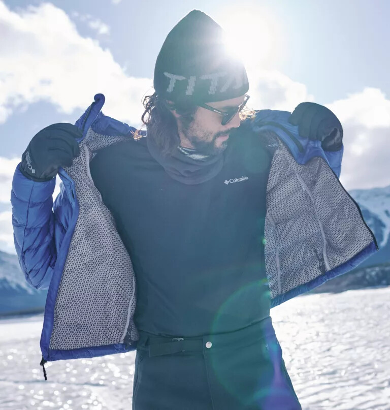 men arctic crest down jacket