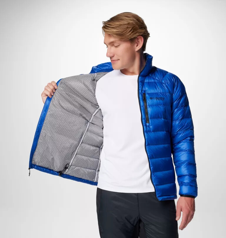 men arctic crest down jacket