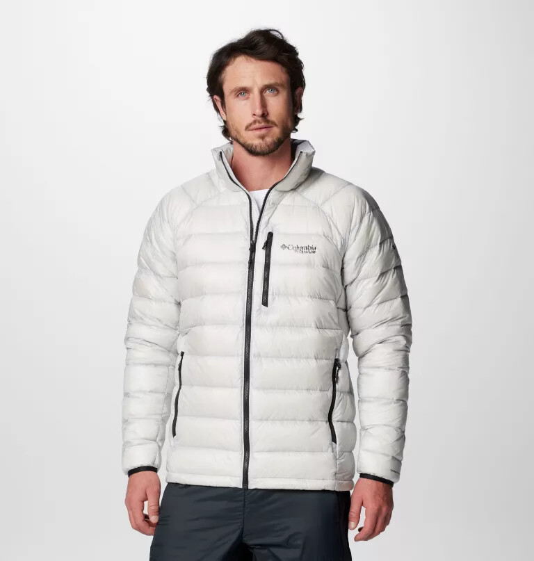 men arctic crest down jacket