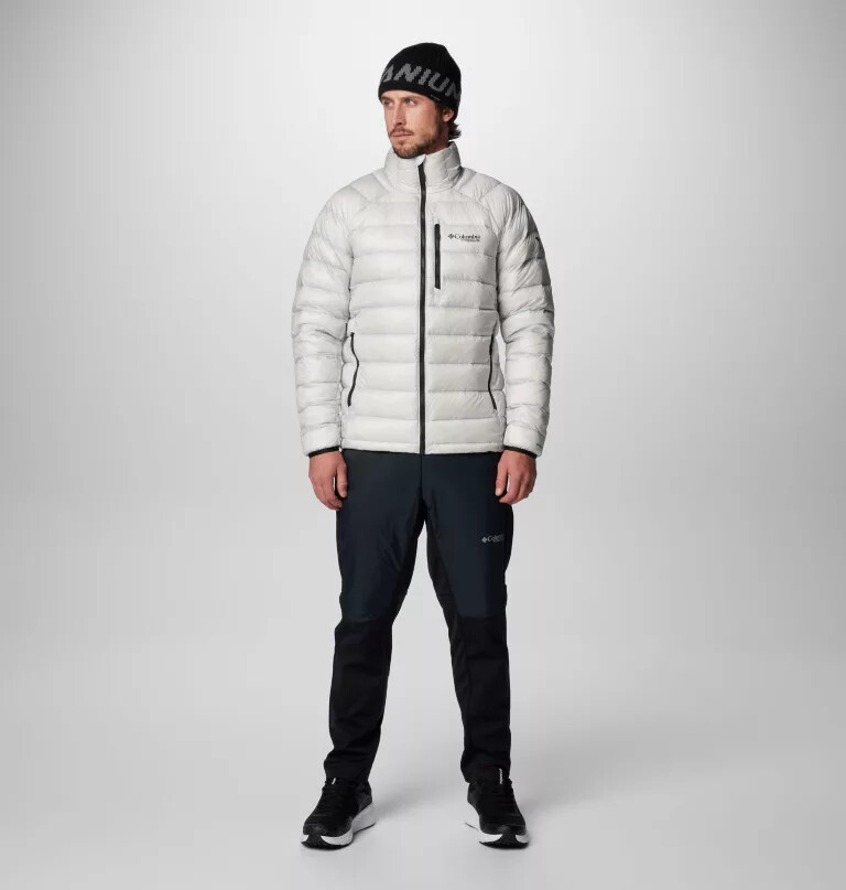 men arctic crest down jacket