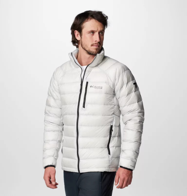men arctic crest down jacket