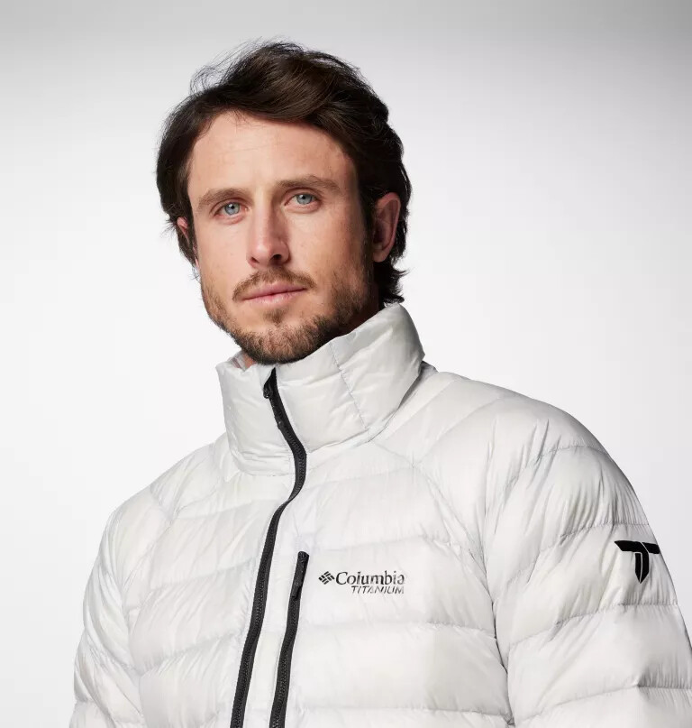 men arctic crest down jacket