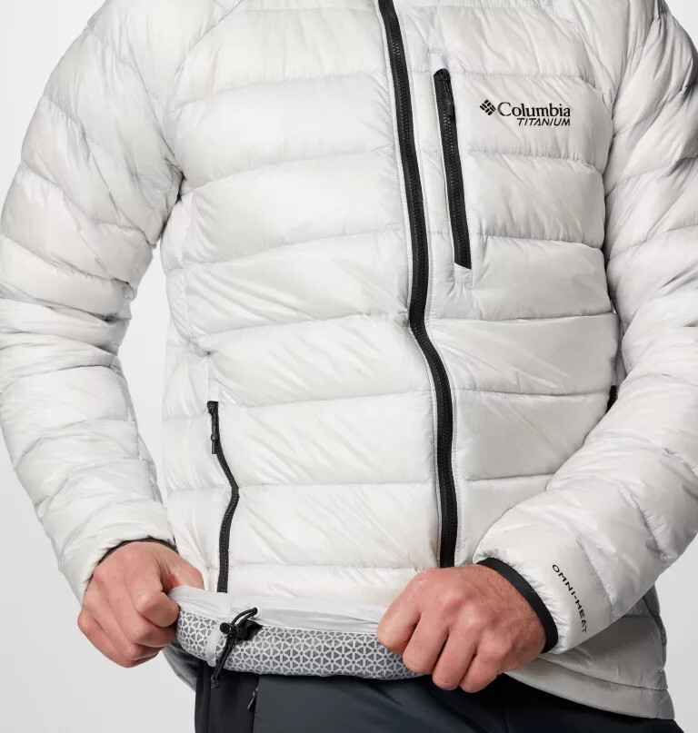 men arctic crest down jacket