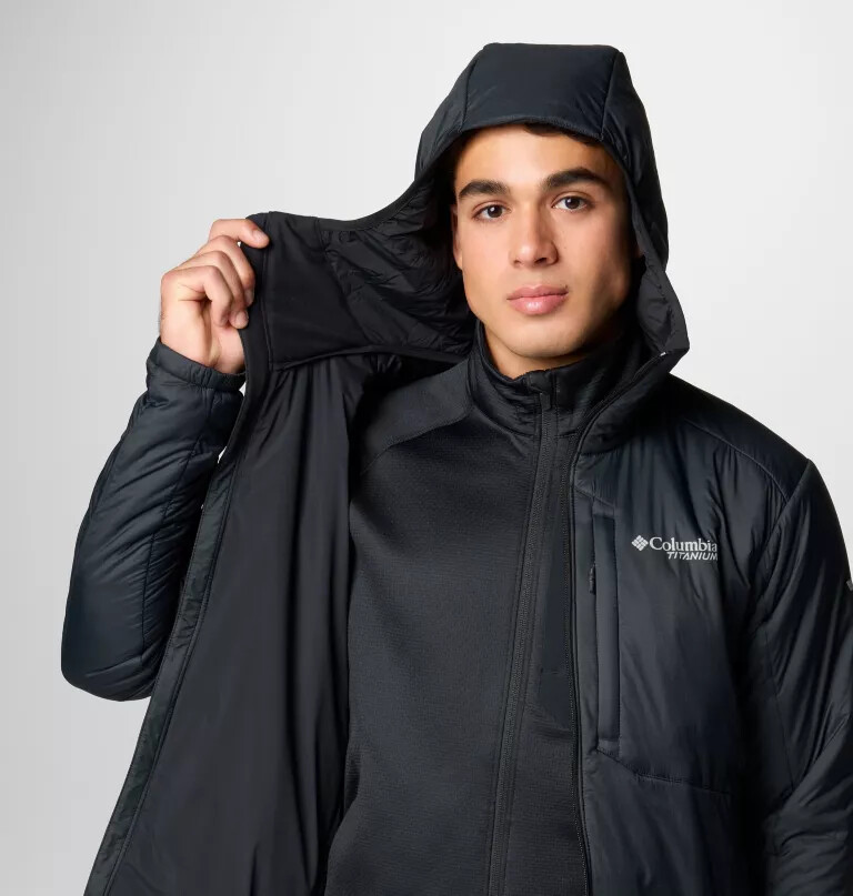 men silver leaf stretch insulated ii jacket