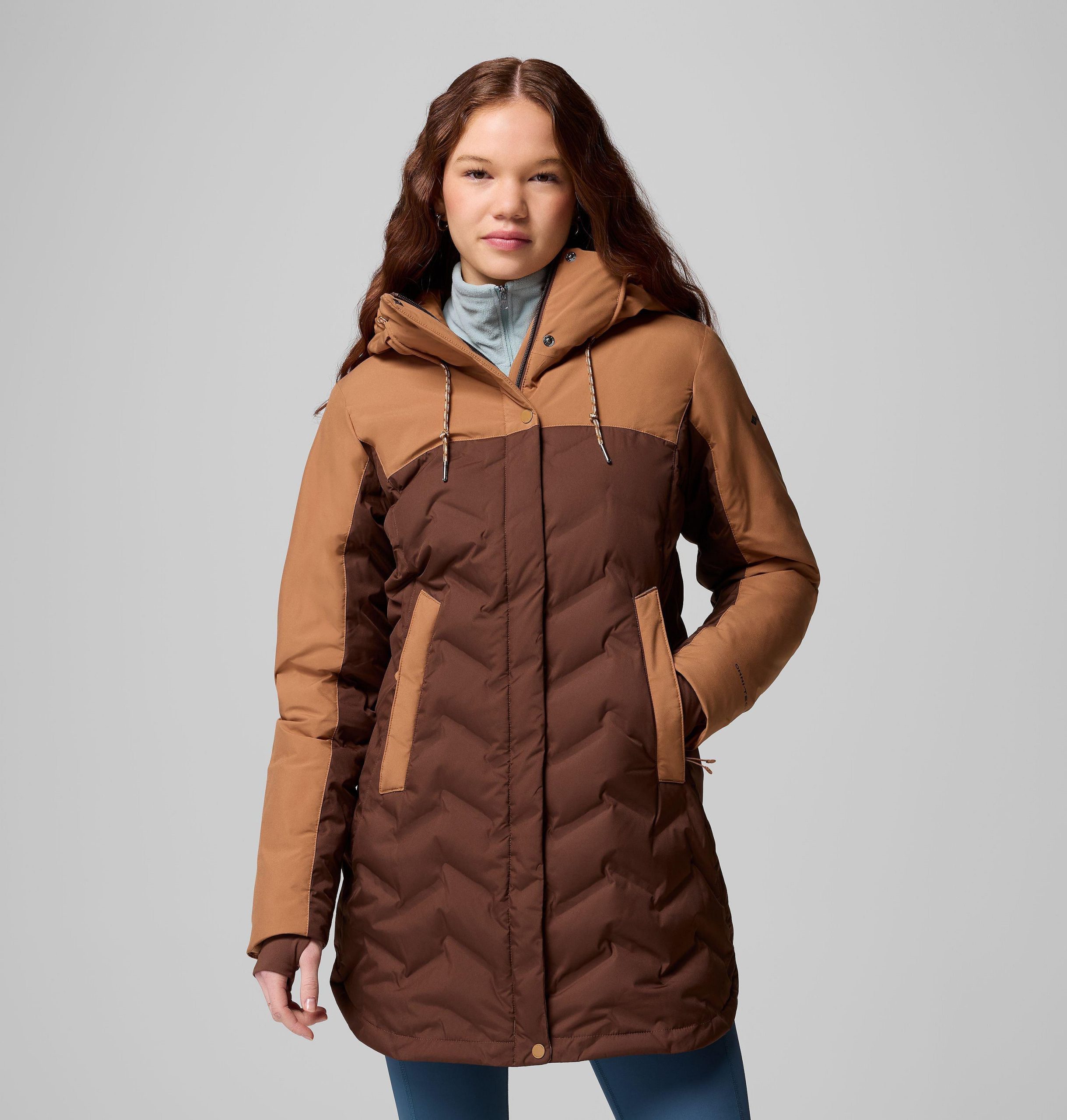 dames mountain croo iii mid down jacket