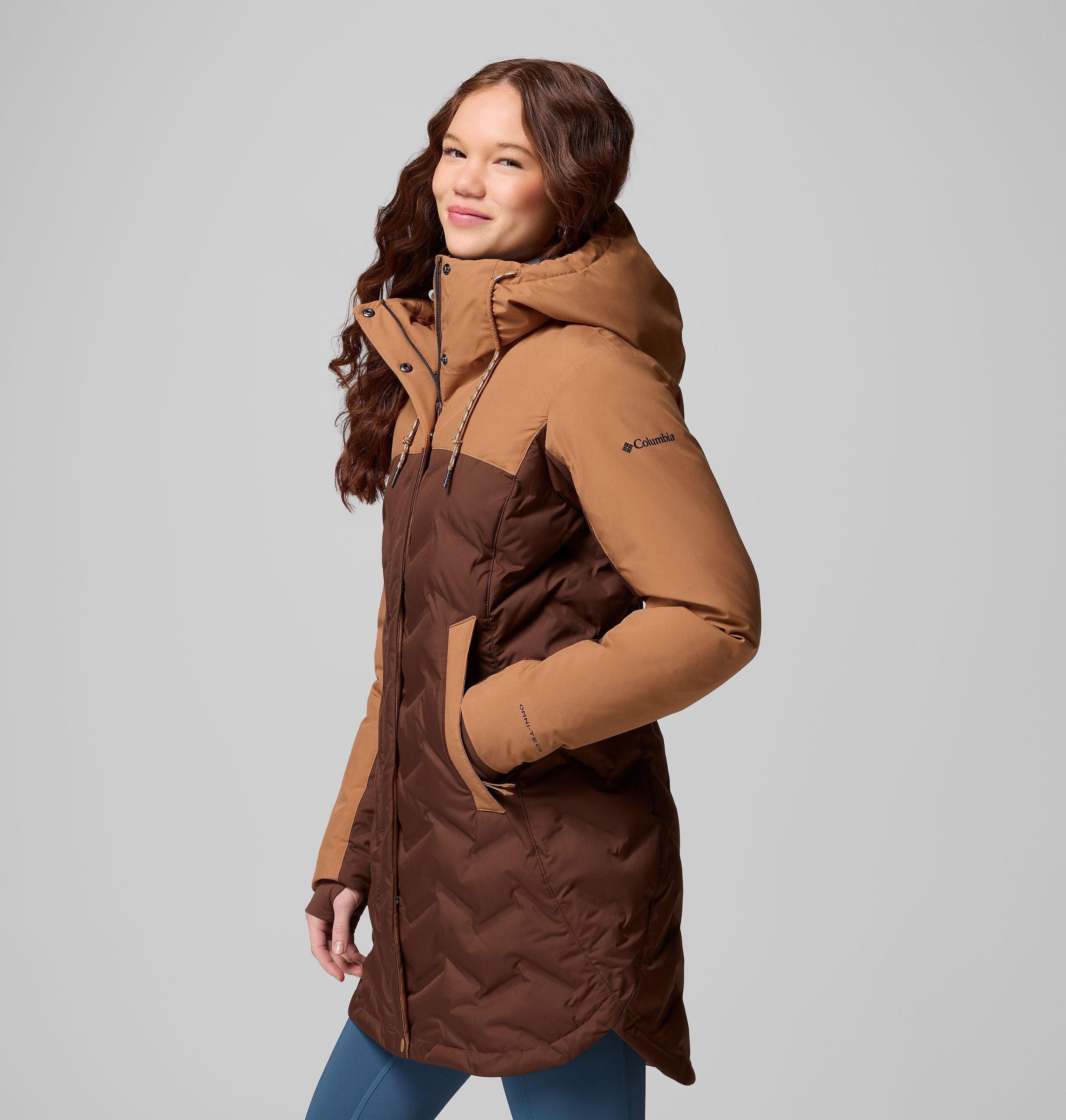 dames mountain croo iii mid down jacket