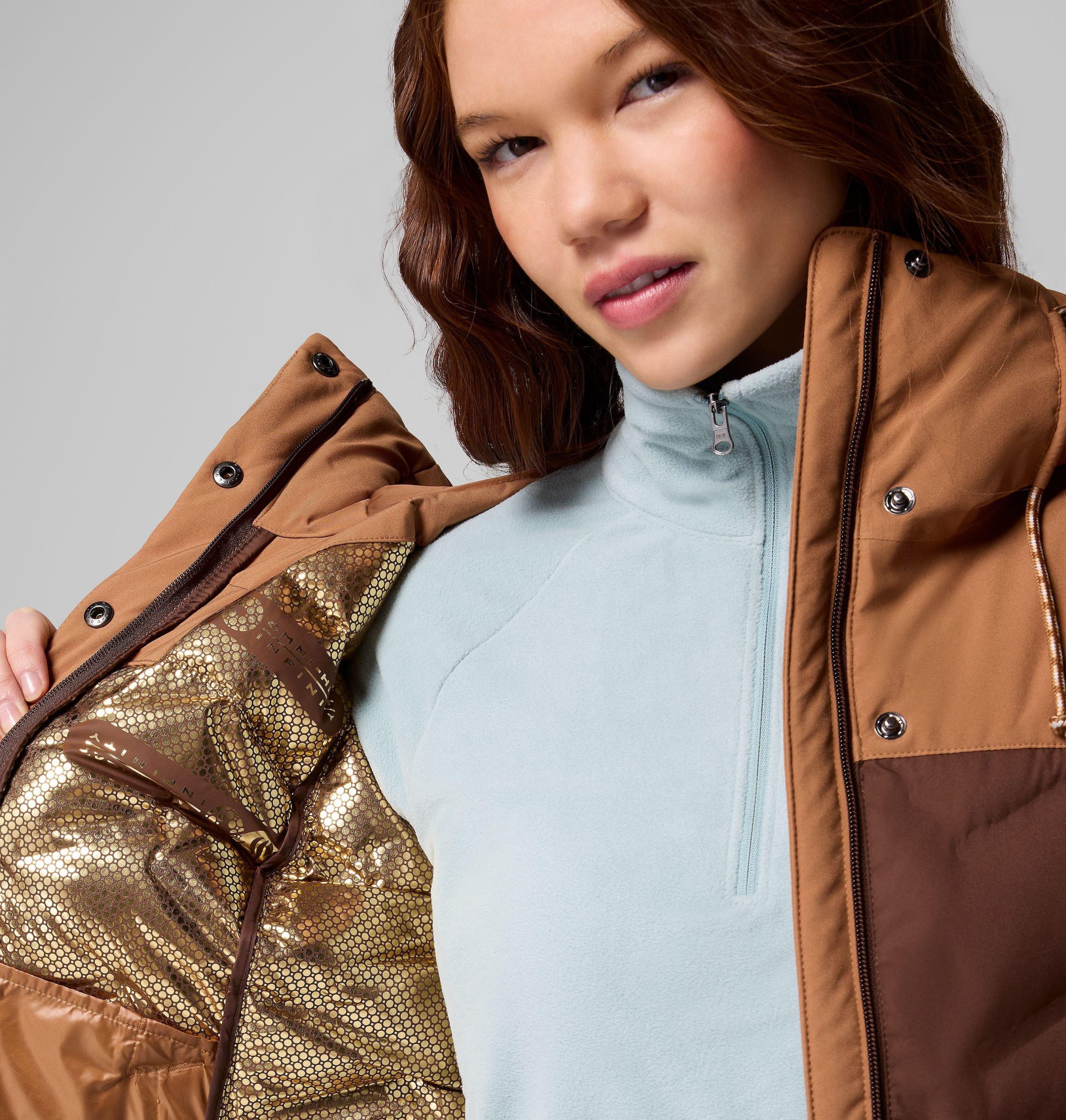 dames mountain croo iii mid down jacket