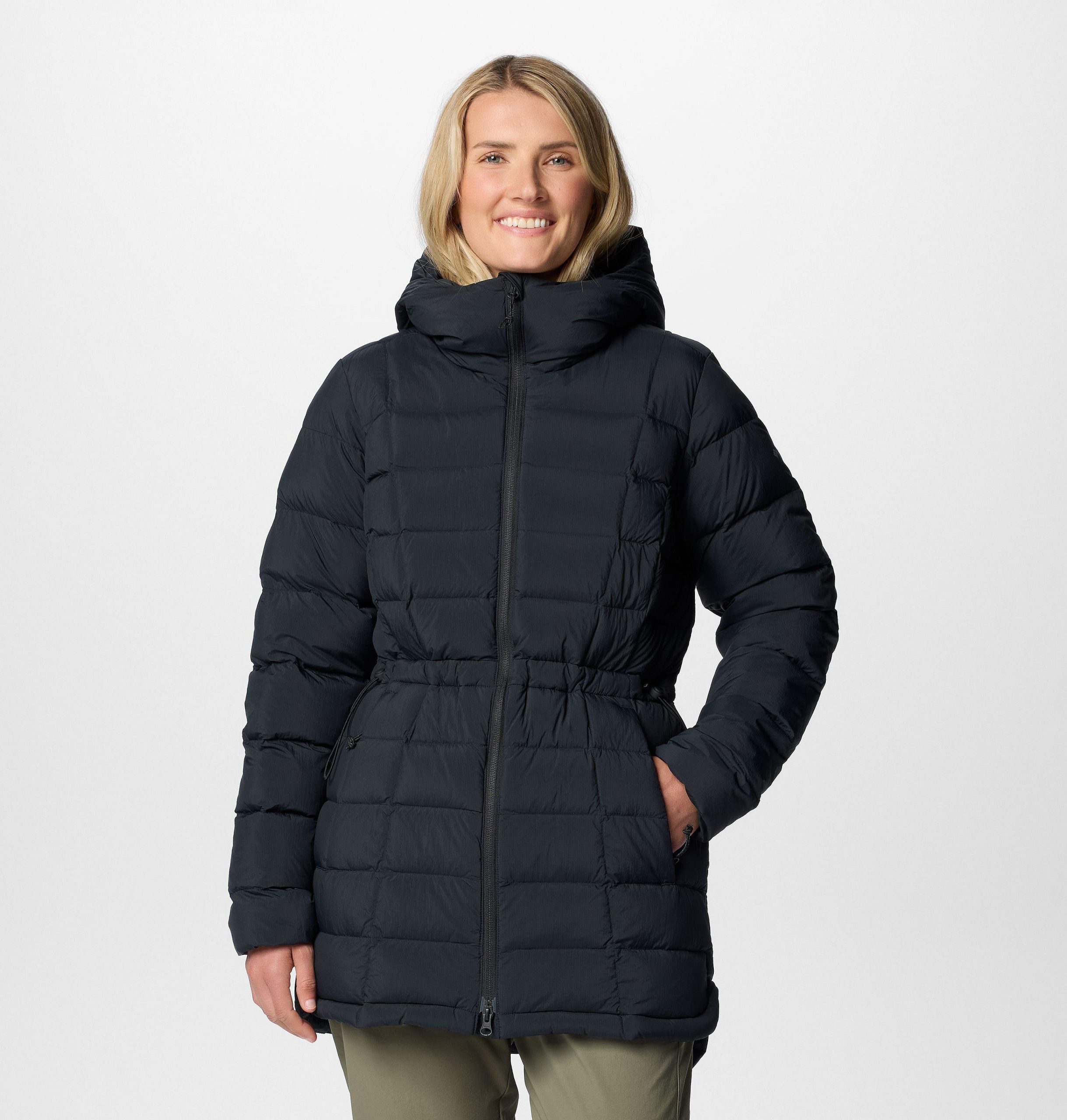 dames ardenwood mid down jacket