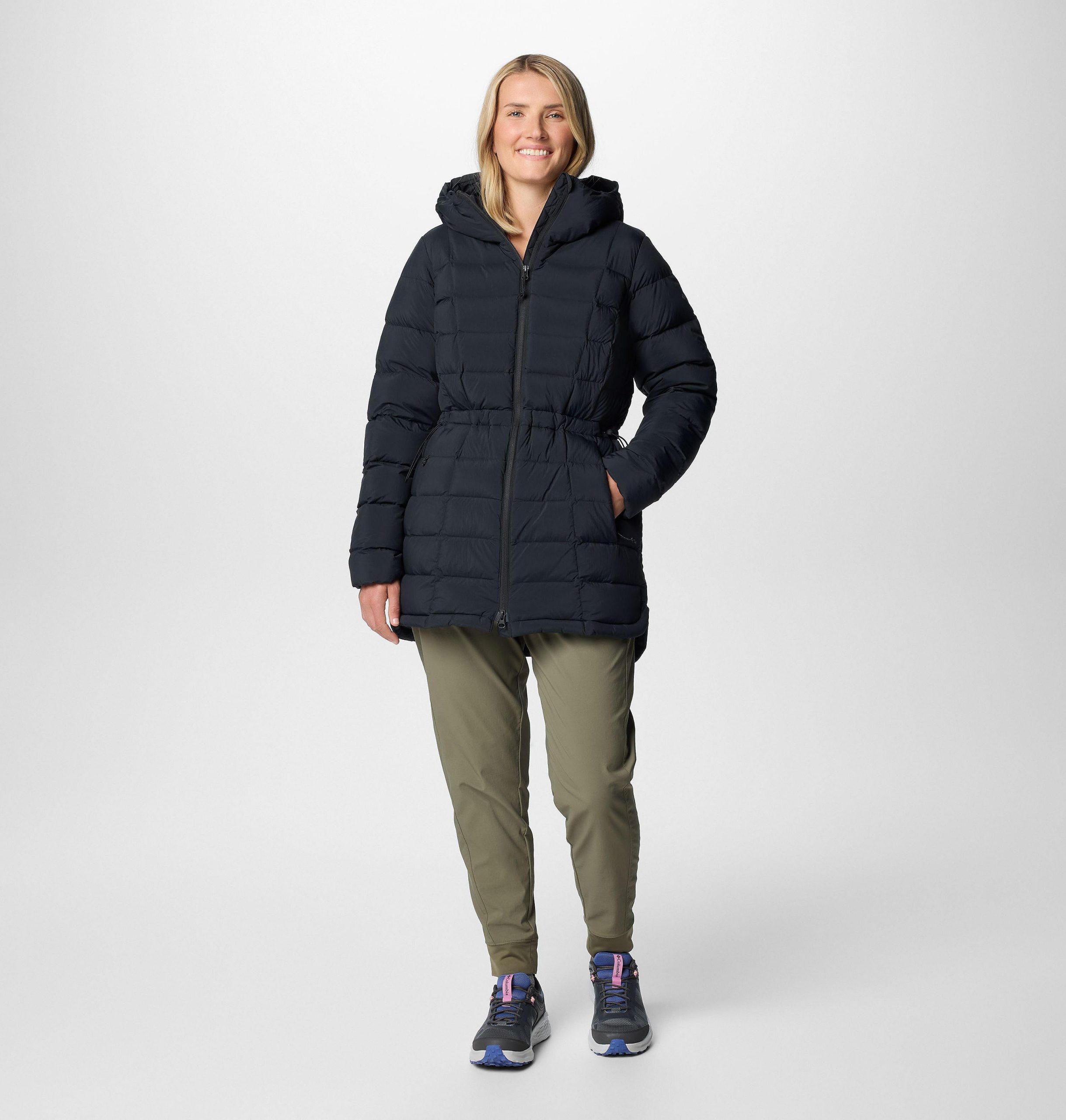 dames ardenwood mid down jacket