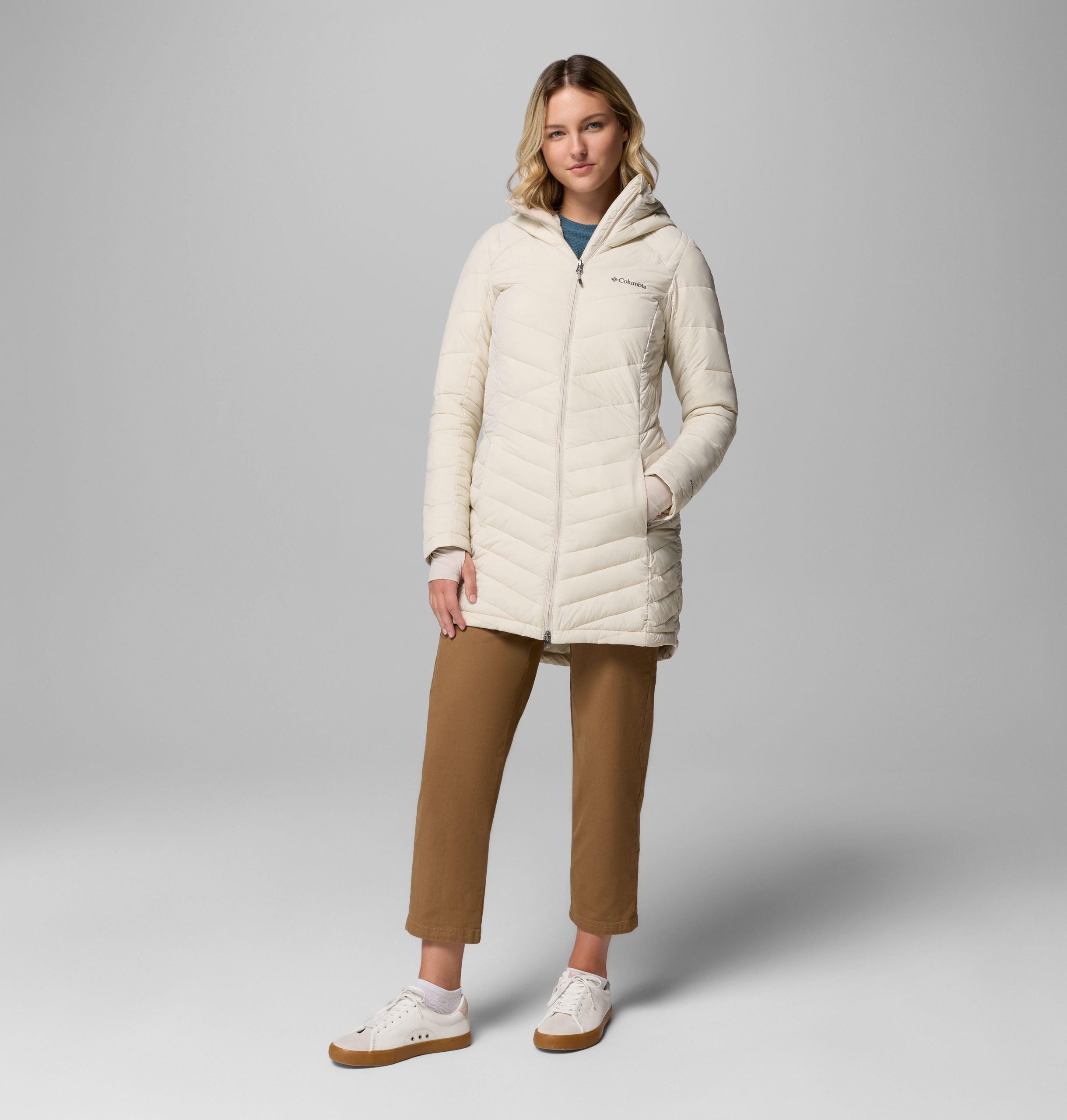 dames joy peak ii mid hooded jacket