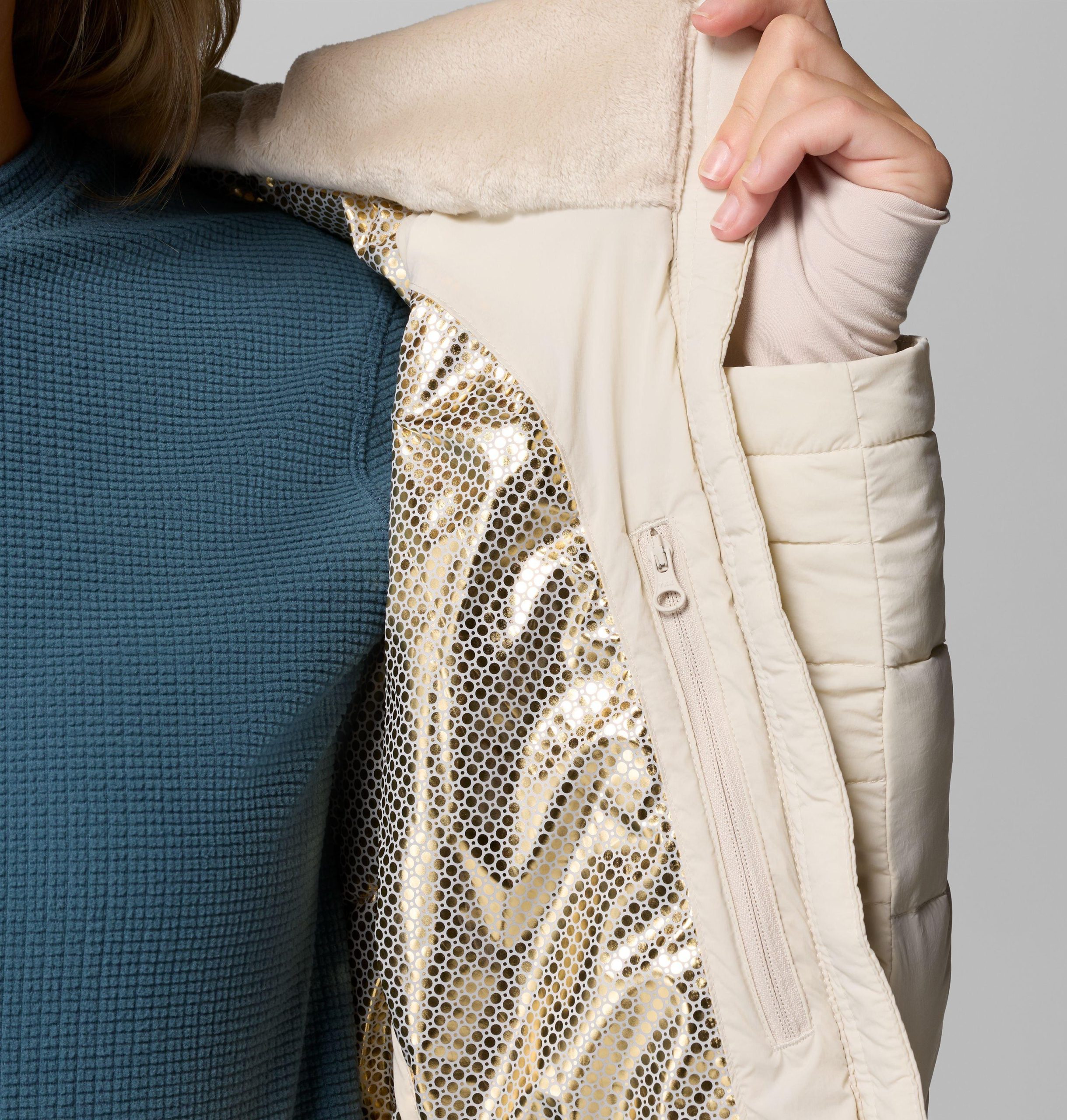 dames joy peak ii mid hooded jacket