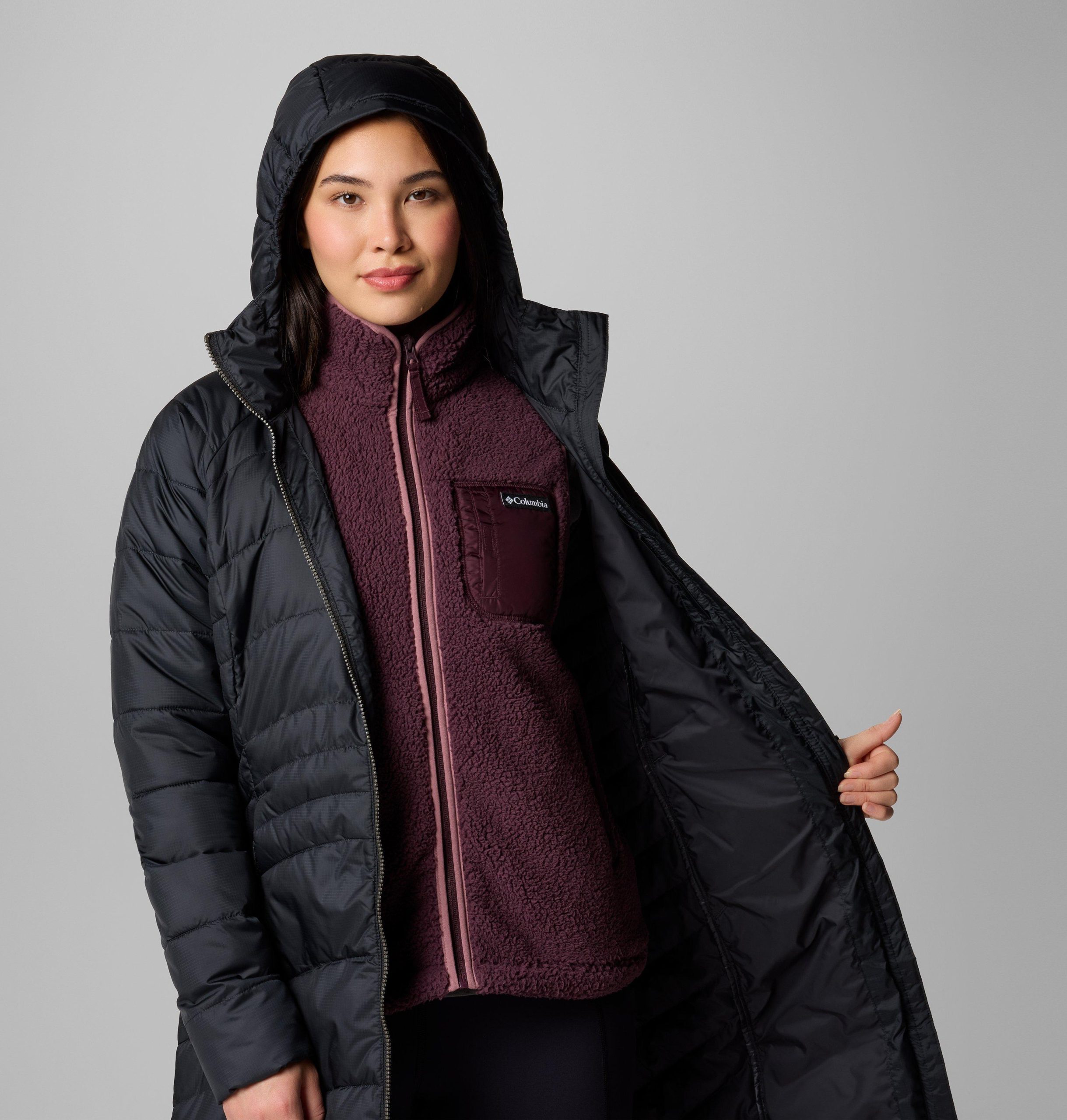 dames karis gale lange parka