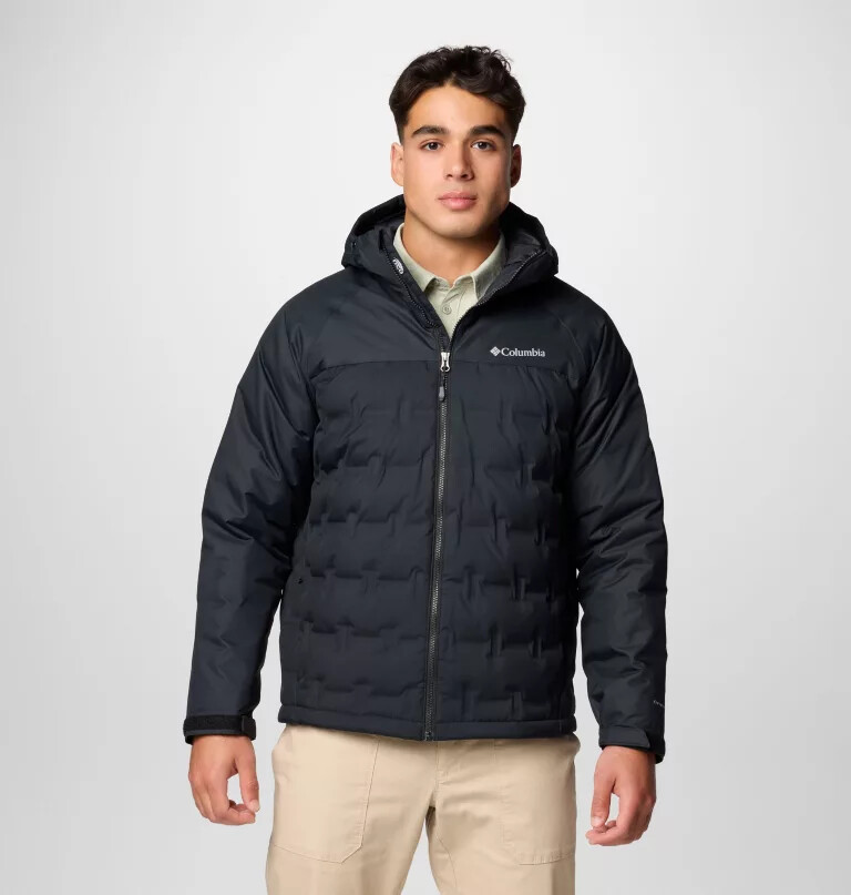 men grand trek iii down hooded jacket - tall
