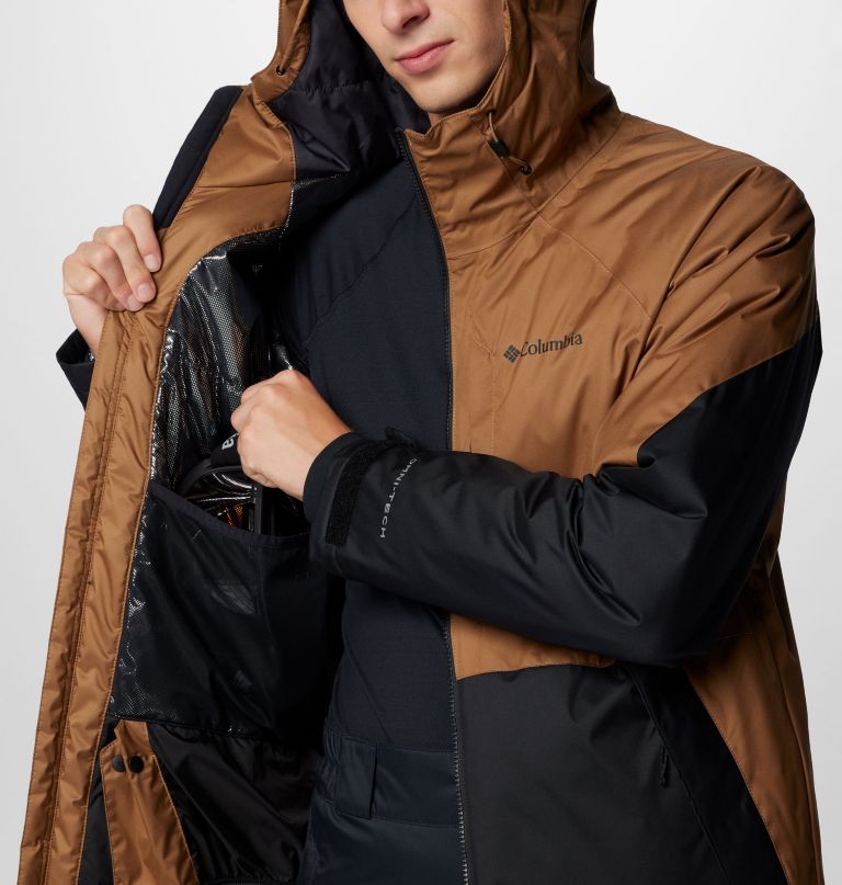 men snowy summit jacket - tall
