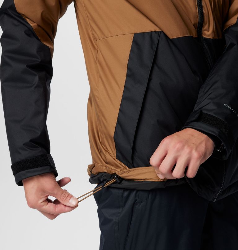 men snowy summit jacket - tall