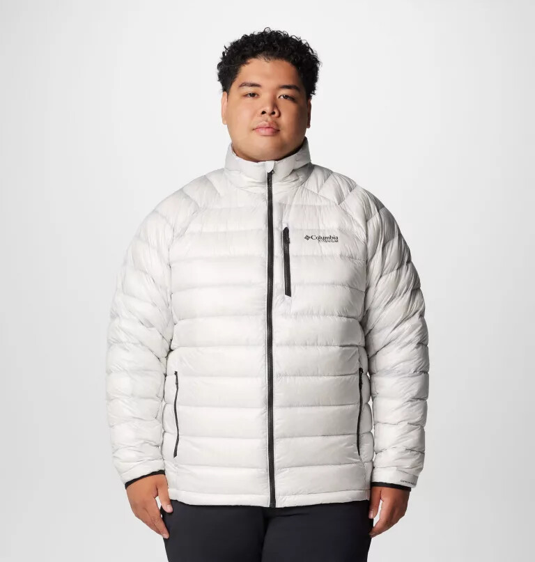 men arctic crest down jacket - big