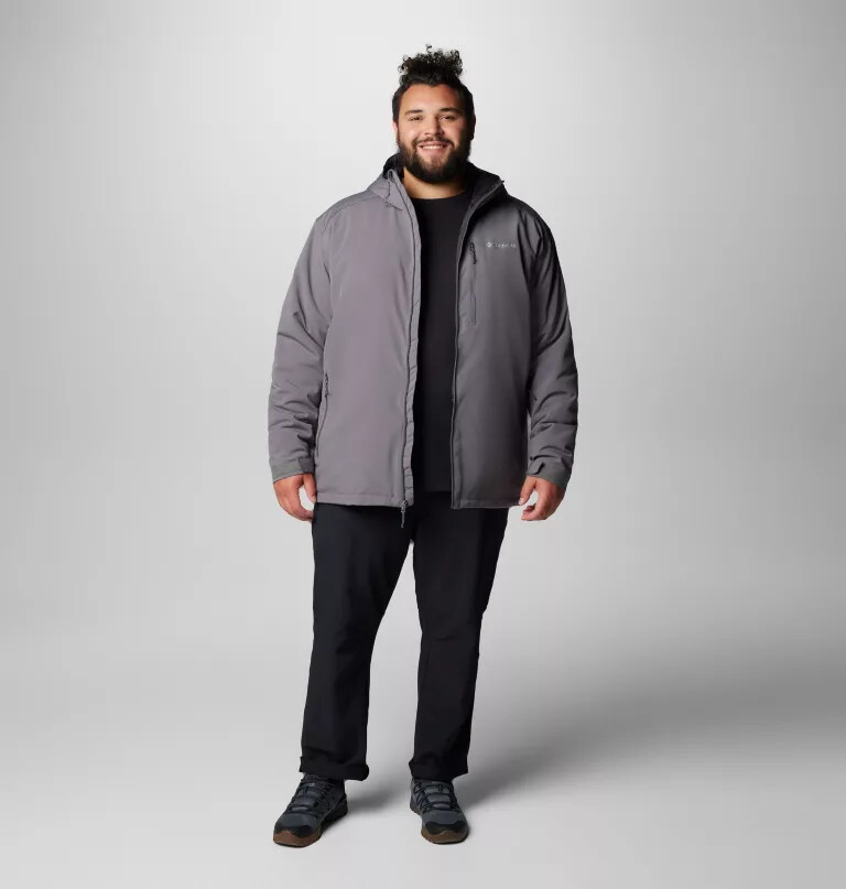 men gate racer ii softshell jacket - big