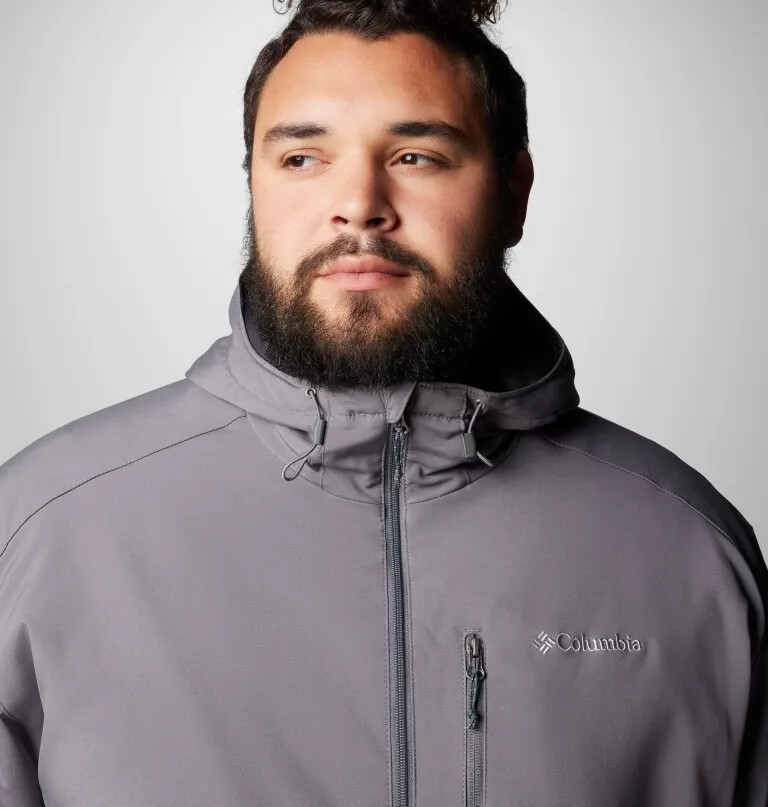 men gate racer ii softshell jacket - big
